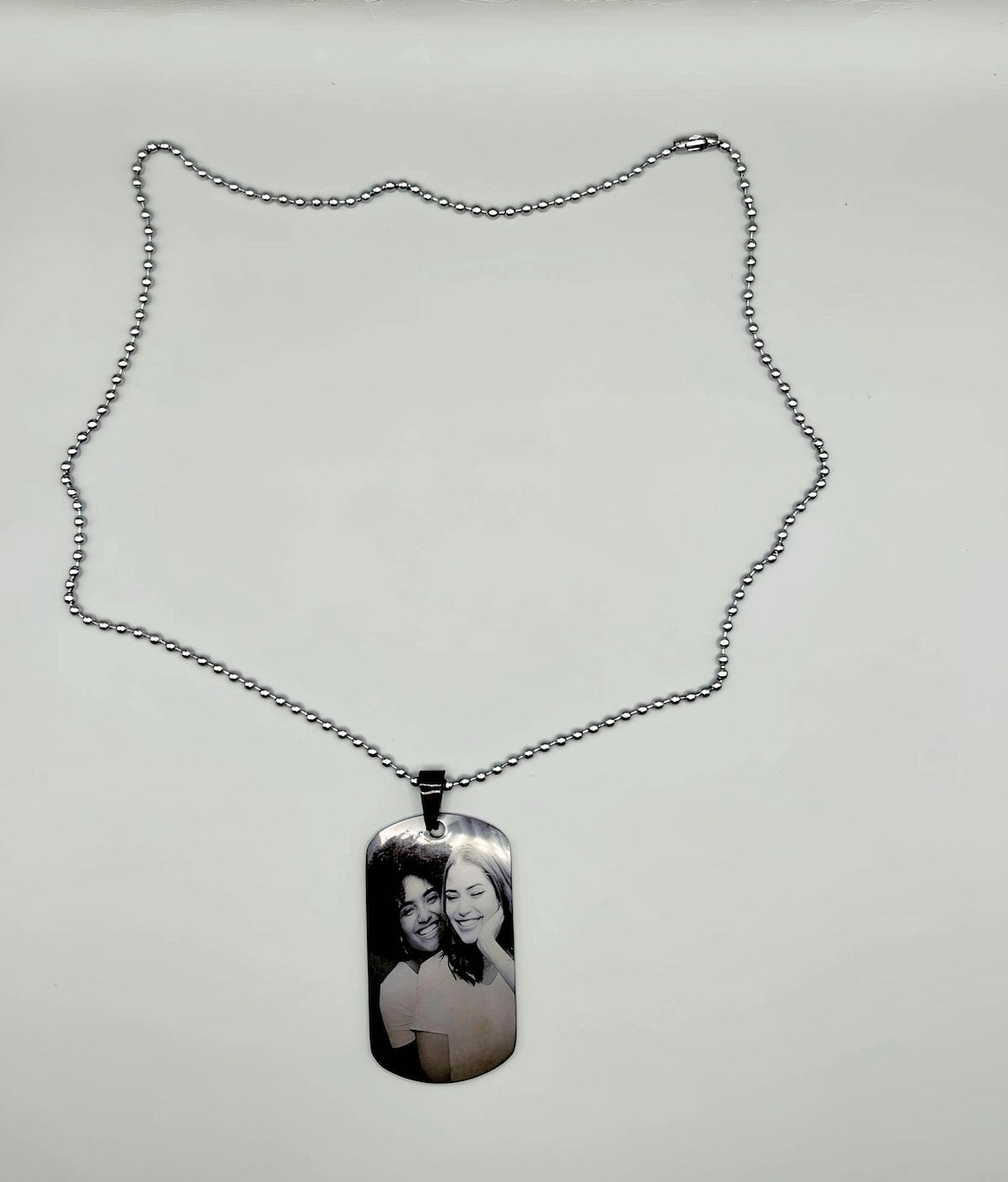 Personalized Full Photo Engraved Pendant